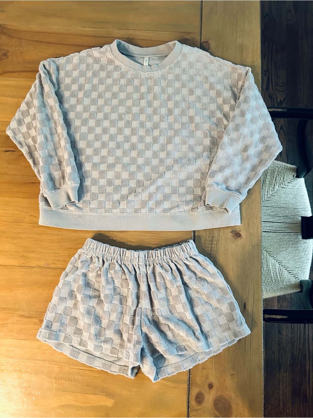 Rylee + Cru Purple Terry Cloth Set